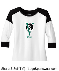 Ladies Quarter Long Sleeve Design Zoom